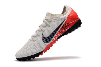 Nike Mercurial Vapor 13 Pro TF Football Shoes - White/Black/Red
