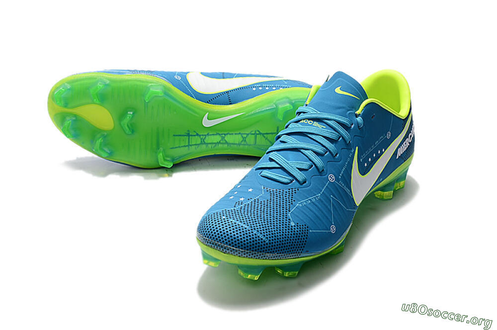 Nike Mercurial Vapor 11 FG Football Boots - Blue/Yellow/White 0