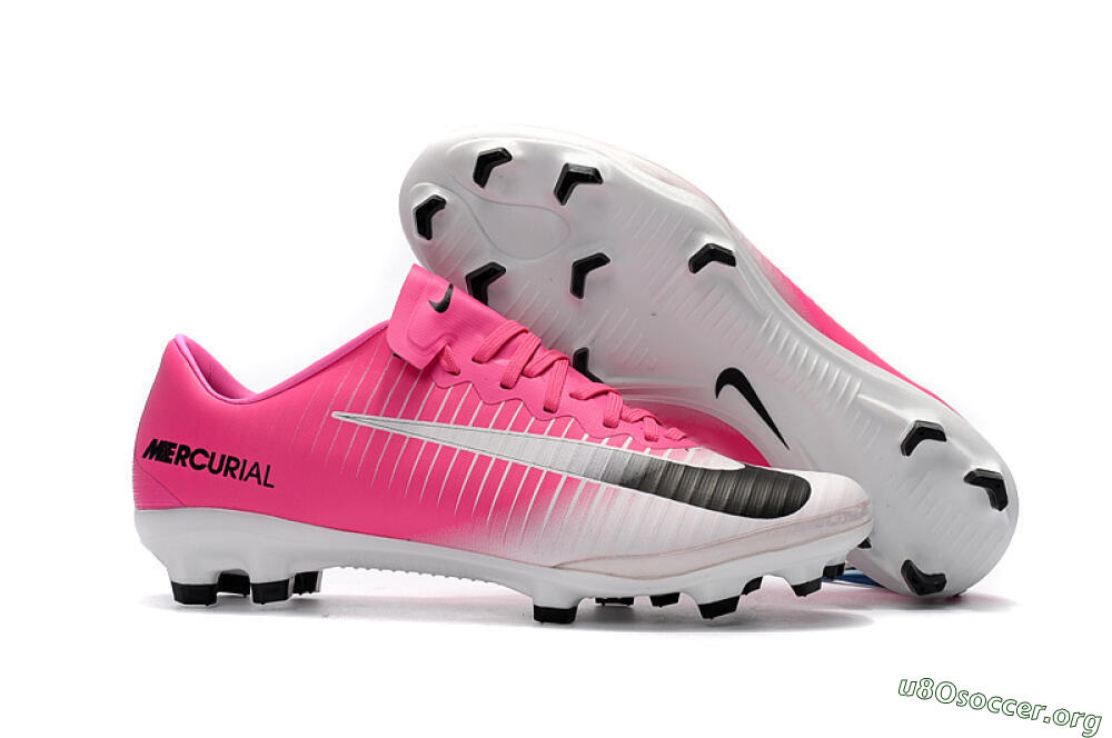 Nike Mercurial Vapor 11 FG Football Boots - Pink/White/Black 2