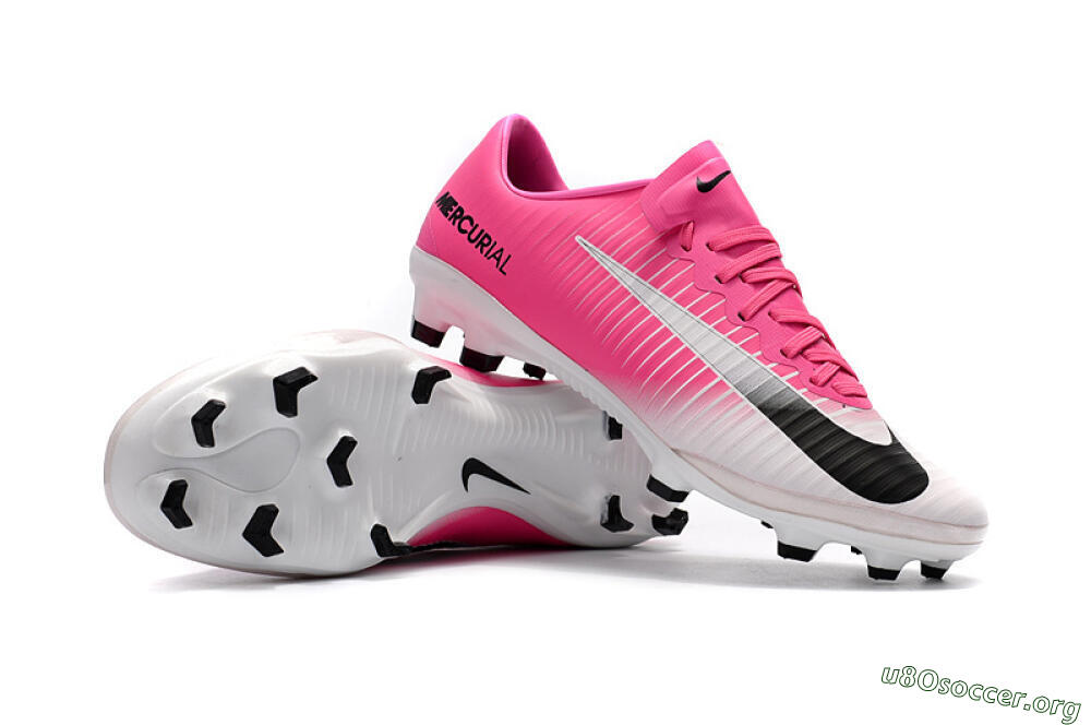 Nike Mercurial Vapor 11 FG Football Boots - Pink/White/Black 3