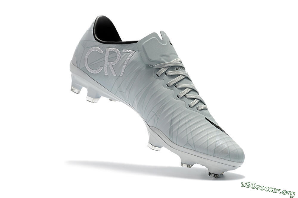 Nike Mercurial Vapor 11 FG Football Boots - White/Black/Blue 6