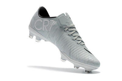 Nike Mercurial Vapor 11 FG Football Boots - White/Black/Blue