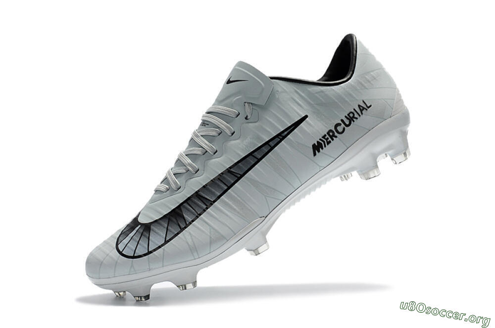 Nike Mercurial Vapor 11 FG Football Boots - White/Black/Blue 7