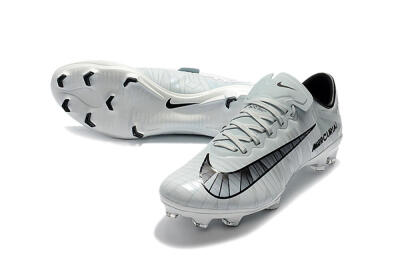 Nike Mercurial Vapor 11 FG Football Boots - White/Black/Blue