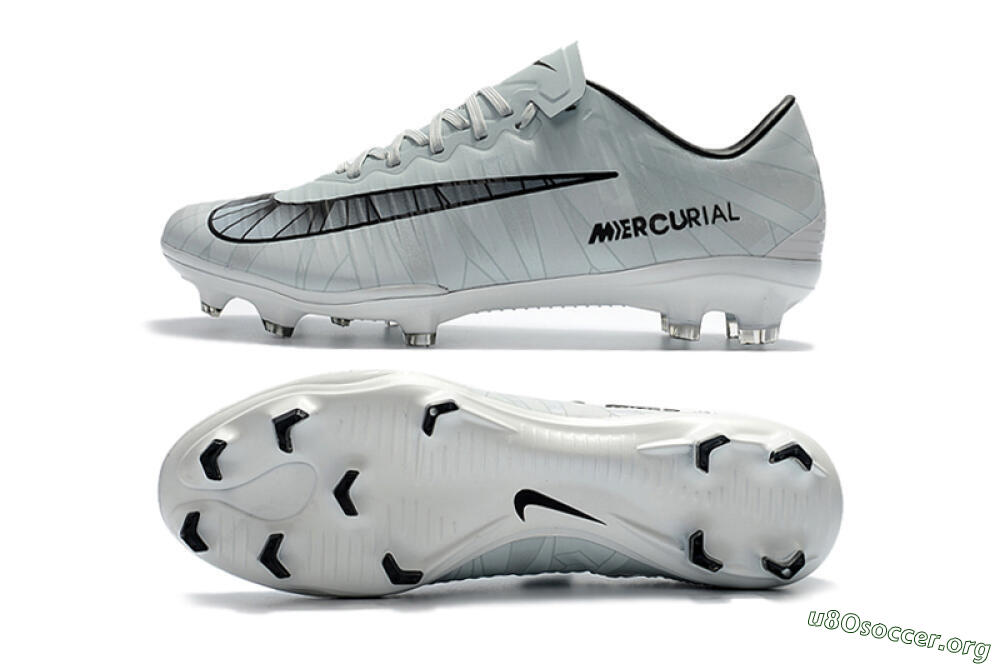 Nike Mercurial Vapor 11 FG Football Boots - White/Black/Blue 1