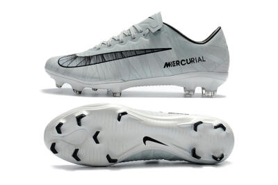 Nike Mercurial Vapor 11 FG Football Boots - White/Black/Blue