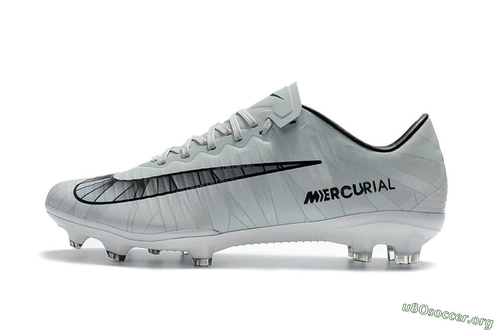 Nike Mercurial Vapor 11 FG Football Boots - White/Black/Blue 3