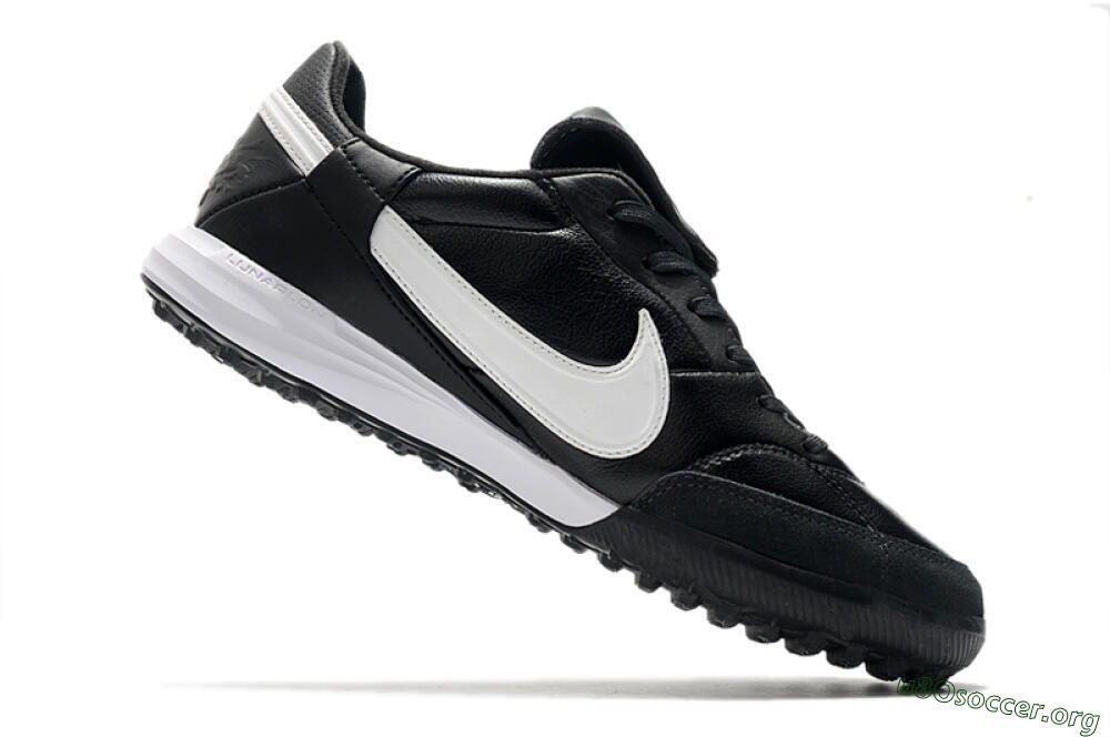Nike The Premier 3 TF Football Shoes - Black/White 4