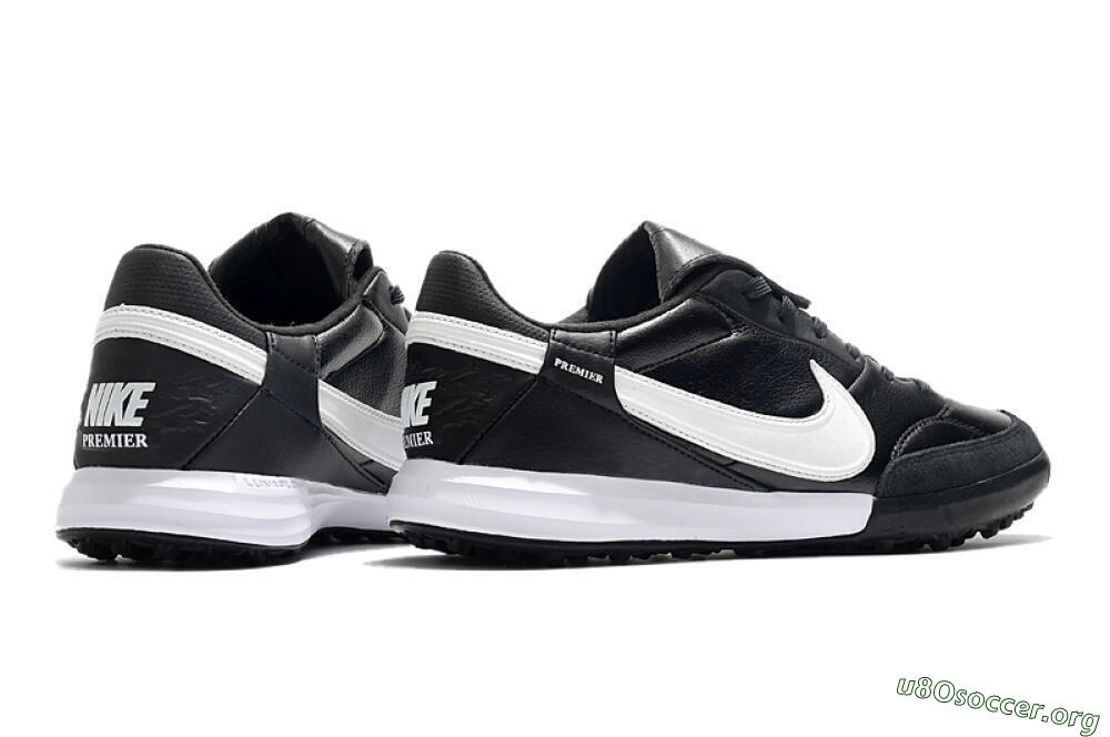 Nike The Premier 3 TF Football Shoes - Black/White 6