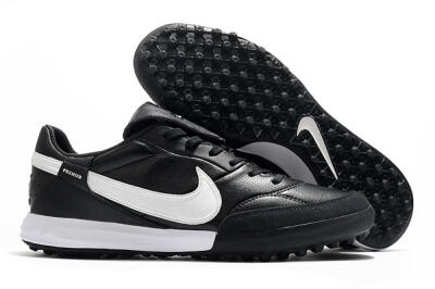 Nike The Premier 3 TF Football Shoes - Black/White