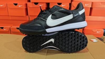 Nike The Premier 3 TF Football Shoes - Black/White