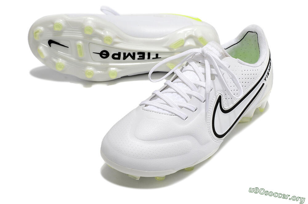 Nike Tiempo Legend 9 Elite FG Football Boots - White/Black 0