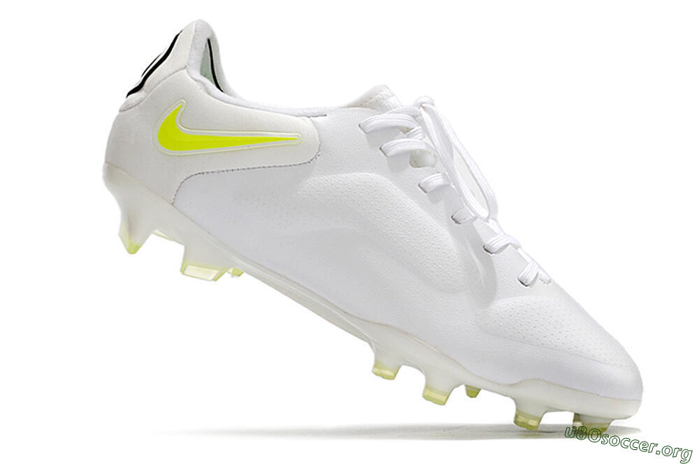 Nike Tiempo Legend 9 Elite FG Football Boots - White/Black 4