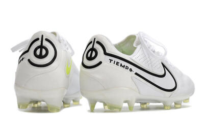Nike Tiempo Legend 9 Elite FG Football Boots - White/Black