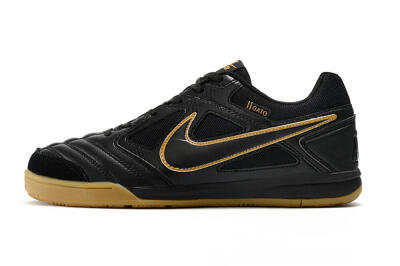 Supreme x Nike SB Gato IC Football Shoes - Black/Brown
