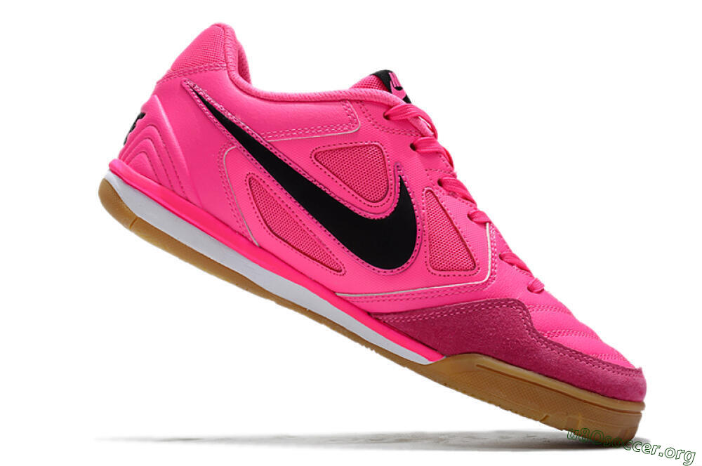 Supreme x Nike SB Gato IC Football Shoes - Pink/Black/White 4
