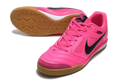 Supreme x Nike SB Gato IC Football Shoes - Pink/Black/White