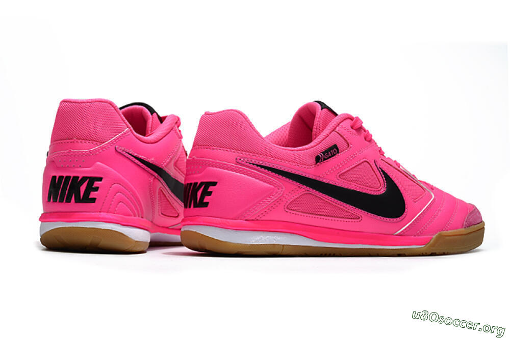 Supreme x Nike SB Gato IC Football Shoes - Pink/Black/White 6