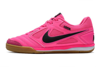 Supreme x Nike SB Gato IC Football Shoes - Pink/Black/White