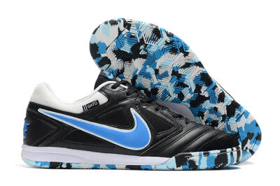 Supreme x Nike SB Gato IC Football Shoes - Black/Blue/White