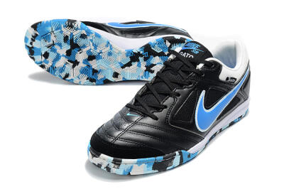 Supreme x Nike SB Gato IC Football Shoes - Black/Blue/White