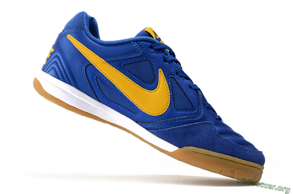 Supreme x Nike SB Gato IC Football Shoes - Blue/Yellow/White 4