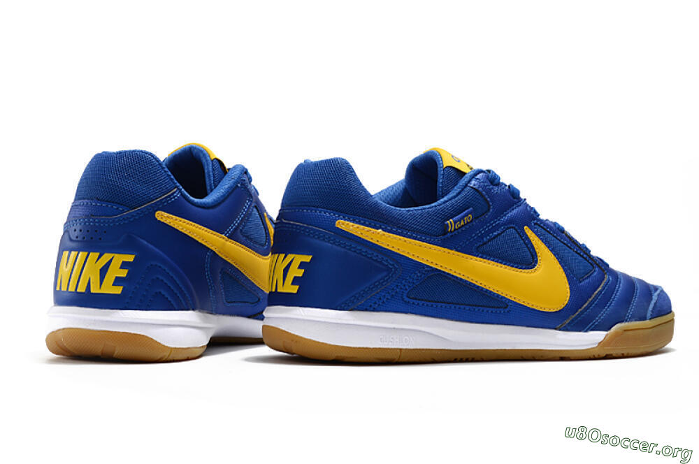 Supreme x Nike SB Gato IC Football Shoes - Blue/Yellow/White 6