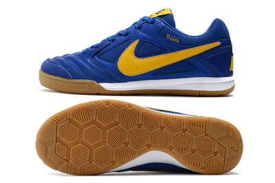 Supreme x Nike SB Gato IC Football Shoes - Blue/Yellow/White