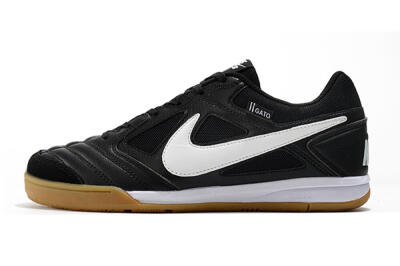 Supreme x Nike SB Gato IC Football Shoes - Black/White/Brown
