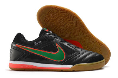 Supreme x Nike SB Gato IC Football Shoes - Black/Red/Green