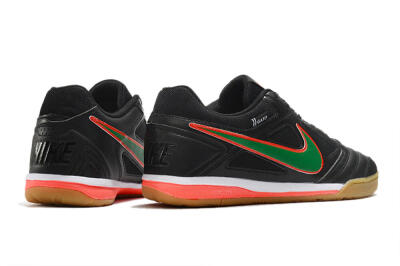 Supreme x Nike SB Gato IC Football Shoes - Black/Red/Green
