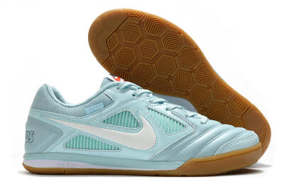 Supreme x Nike SB Gato IC Football Shoes - Jade/White/Brown
