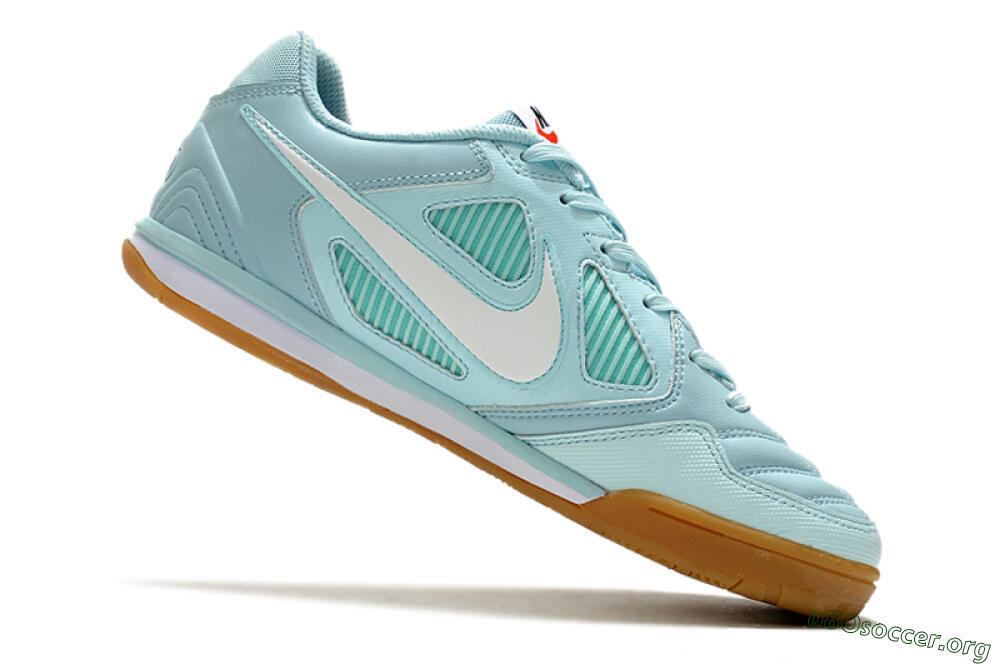 Supreme x Nike SB Gato IC Football Shoes - Jade/White/Brown 4