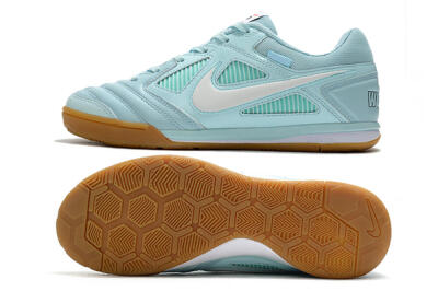 Supreme x Nike SB Gato IC Football Shoes - Jade/White/Brown
