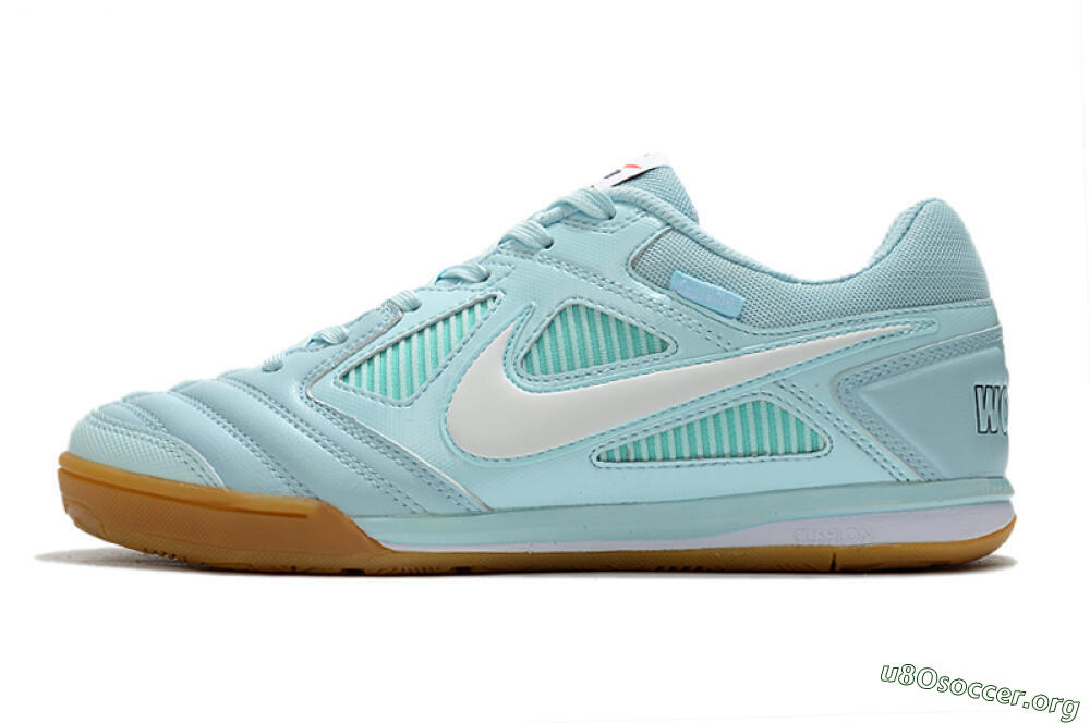 Supreme x Nike SB Gato IC Football Shoes - Jade/White/Brown 3