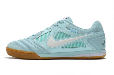 Supreme x Nike SB Gato IC Football Shoes - Jade/White/Brown