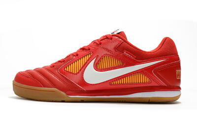 Supreme x Nike SB Gato IC Football Shoes - Red/White/Yellow