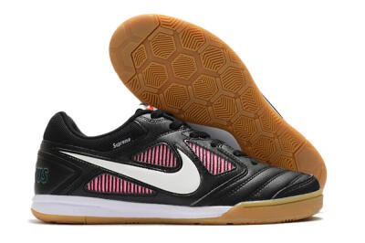 Supreme x Nike SB Gato IC Football Shoes - Black/White/Red