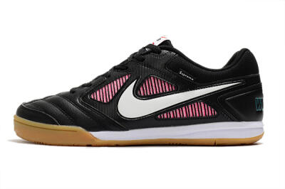 Supreme x Nike SB Gato IC Football Shoes - Black/White/Red
