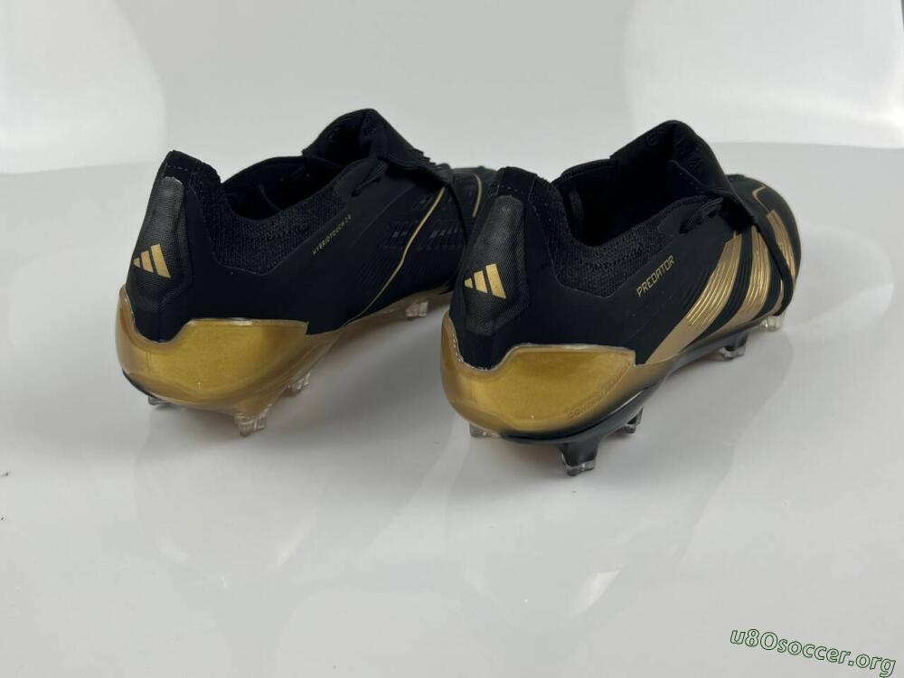 Adidas Predator Elite Tongue FG Football Boots - Black/Gold