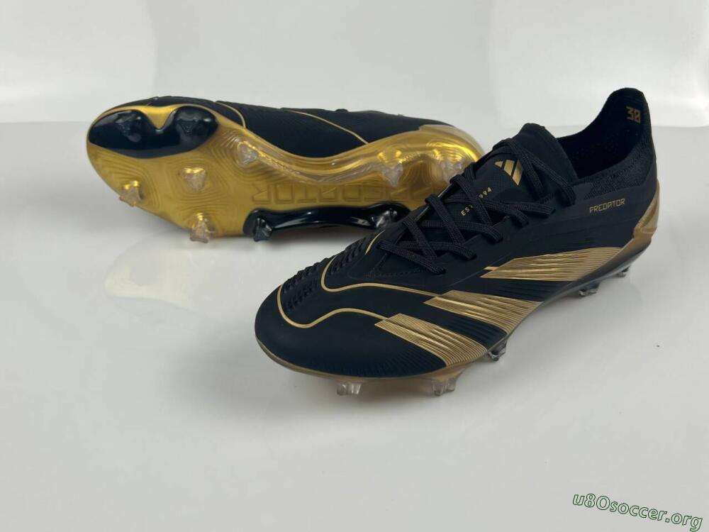 Adidas Predator Elite Accuracy FG Football Boots - Black/Gold