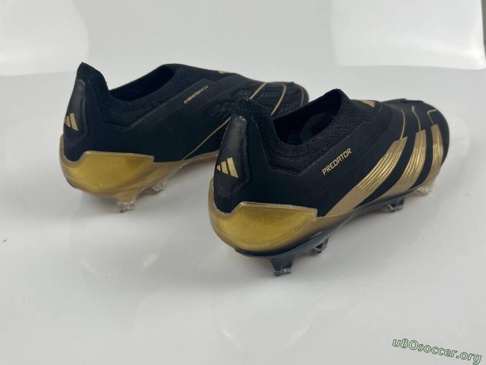 Adidas Predator Accuracy+ Laceless FG Football Boots - Black/Gold