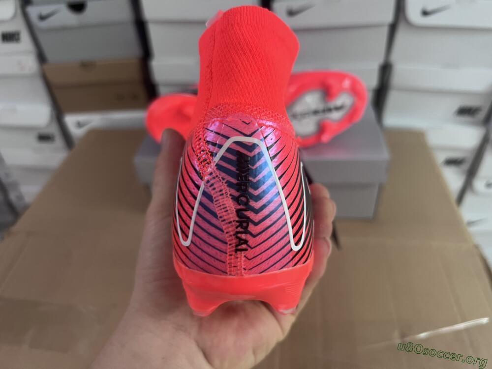 Nike Air Zoom Mercurial Superfly 10 Elite FG Football Boots - Red/Black/White