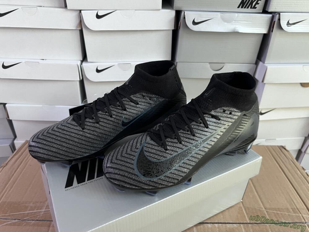 Nike Air Zoom Mercurial Superfly 10 Elite FG Football Boots - Black/Jade/Blue
