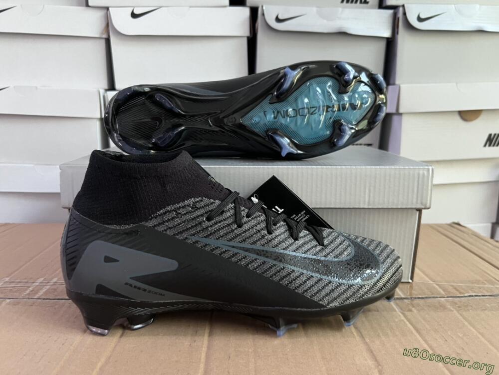 Nike Air Zoom Mercurial Superfly 10 Elite FG Football Boots - Black/Jade/Blue