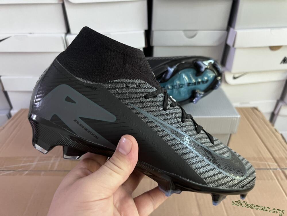 Nike Air Zoom Mercurial Superfly 10 Elite FG Football Boots - Black/Jade/Blue