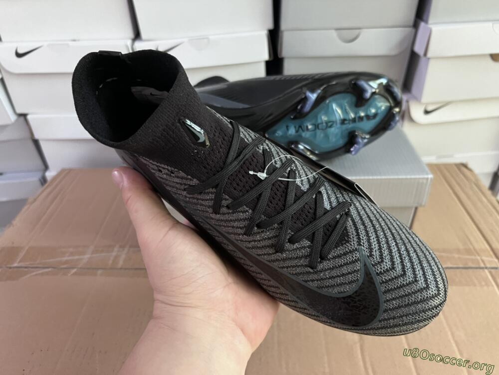 Nike Air Zoom Mercurial Superfly 10 Elite FG Football Boots - Black/Jade/Blue