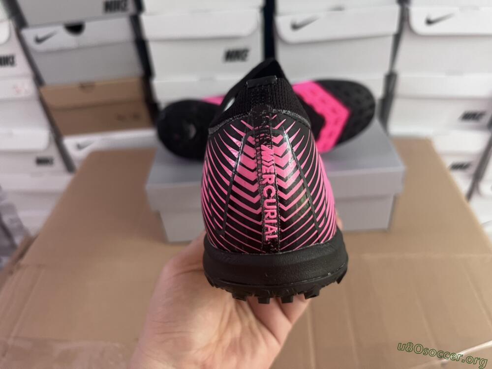 Nike Air Zoom Mercurial Vapor 16 Elite TF Football Shoes - Black/Pink