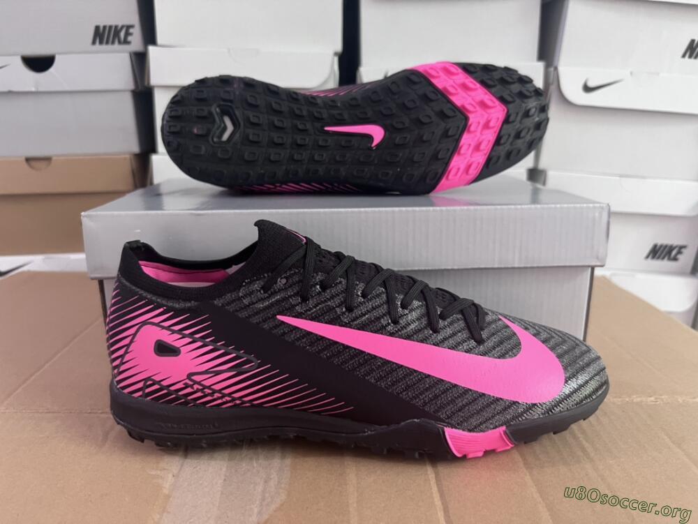 Nike Air Zoom Mercurial Vapor 16 Elite TF Football Shoes - Black/Pink