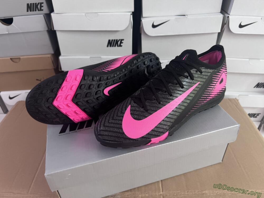 Nike Air Zoom Mercurial Vapor 16 Elite TF Football Shoes - Black/Pink